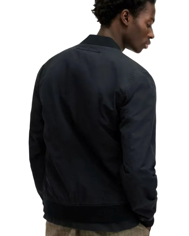 ALL SAINTS - REV BASSETT BOMBER BLK/ASH KHAKI