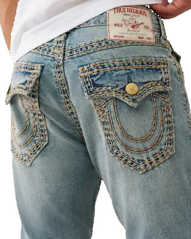 TRUE RELIGION - RICKY MARLED SUPER QT FLP LIGHT WASH