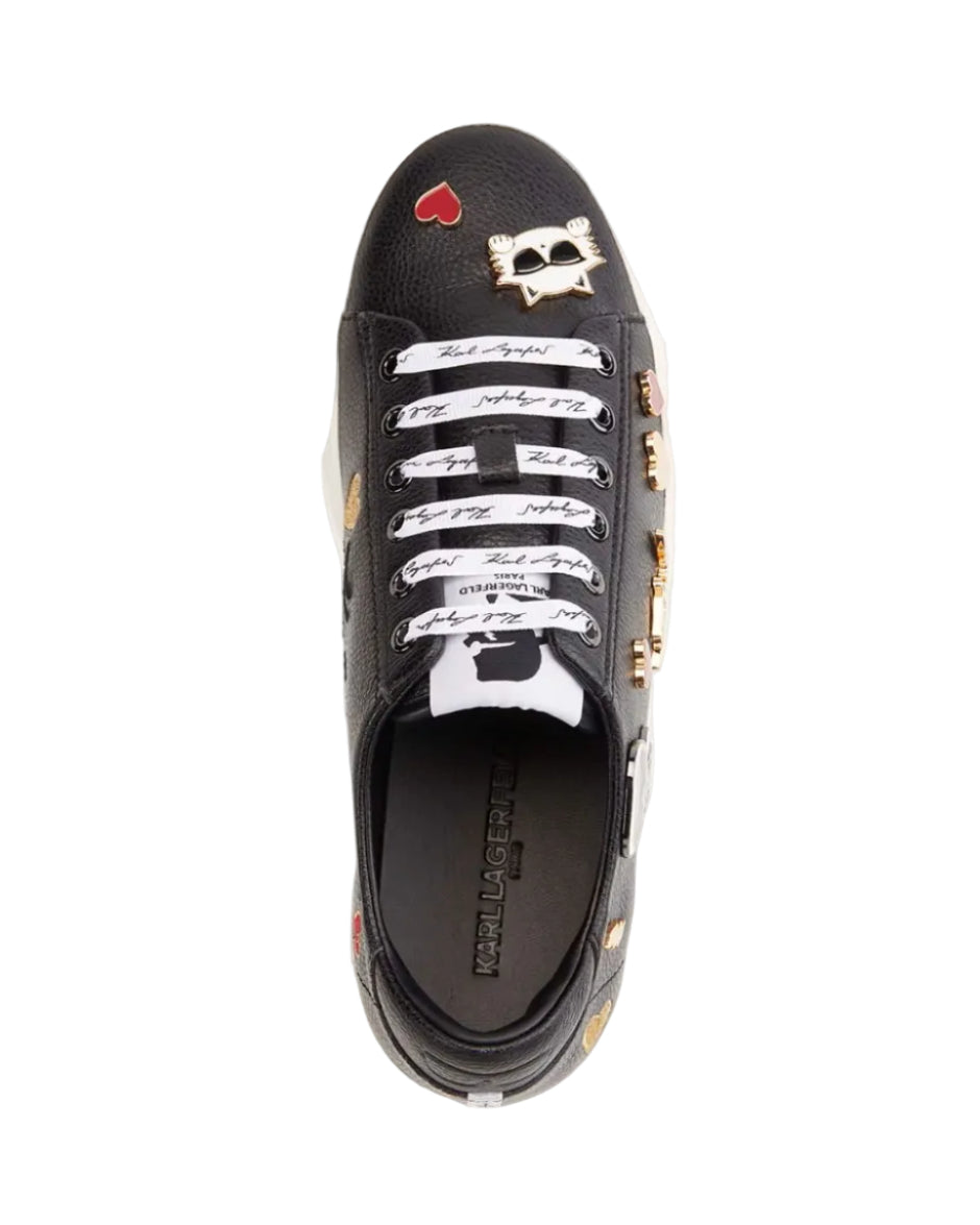 KARL LAGERFELD - CATE PINS LACE UP BLACK