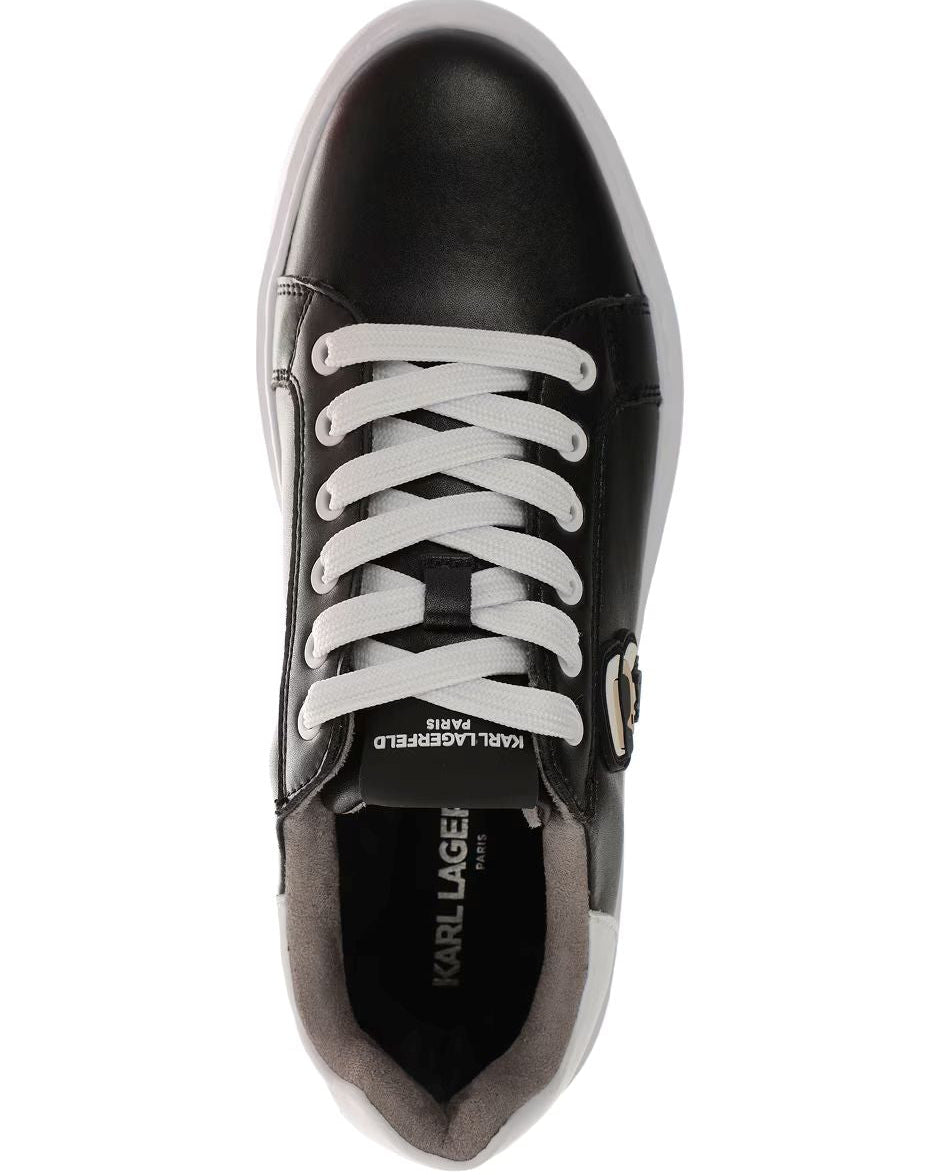 KARL LAGERFELD - PATCH SNEAKERS BLACK