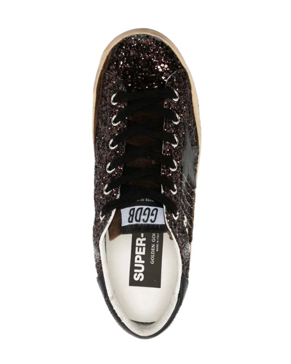 GOLDEN GOOSE - SUPER STAR COFFEE BROWN/CHOCOLATE B
