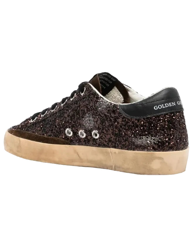 GOLDEN GOOSE - SUPER STAR COFFEE BROWN/CHOCOLATE B