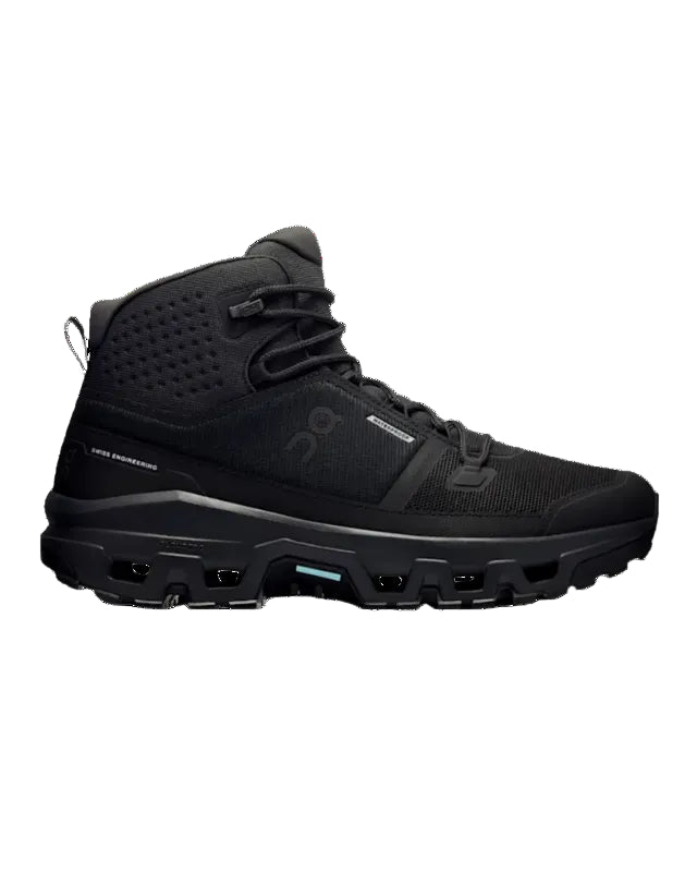 ON - CLOUDROCK MID WP BLACK/BLACK