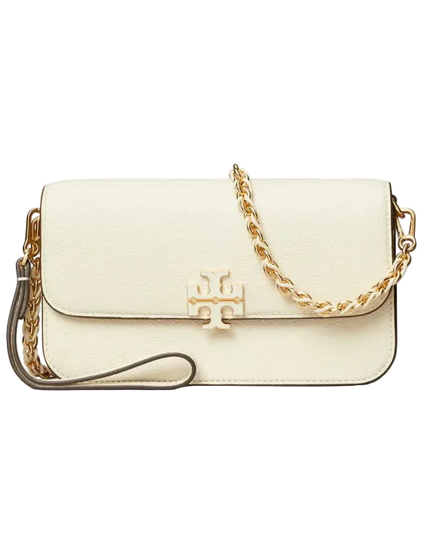 TORY BURCH - BRITTEN CHAIN WALLET BEIGE
