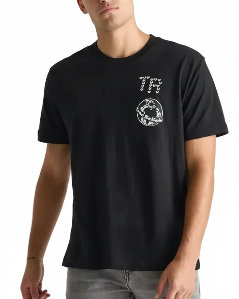 True Religion Ropa Ss Multi Graphic Tee Jet Black · Premium Avenue