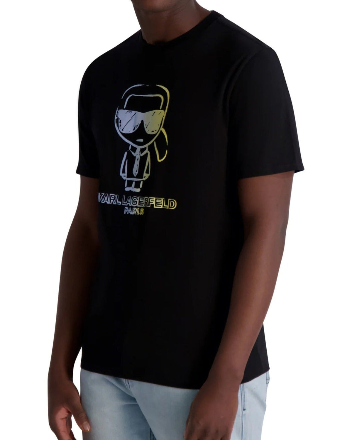 Karl Lagerfeld Ropa Blue/Yellow Print Black · Premium Avenue