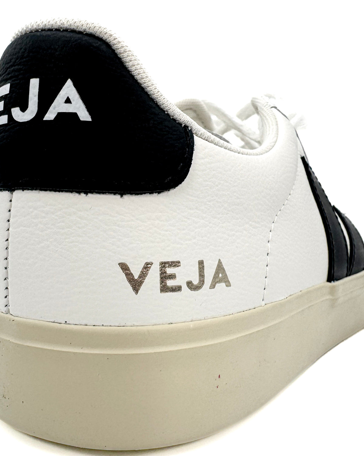 Veja Calzado Campo Leather (women) Extra White Black · Premium Avenue