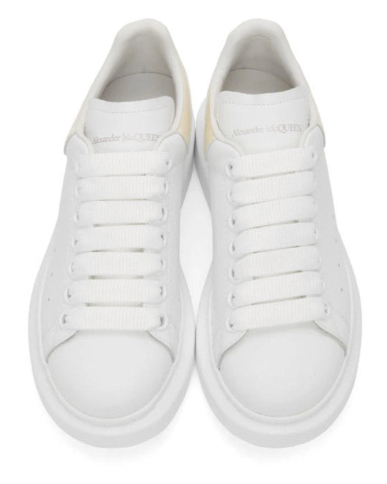 ALEXANDER MCQ - NEW TECH CALF WHITE/PRIMROSE
