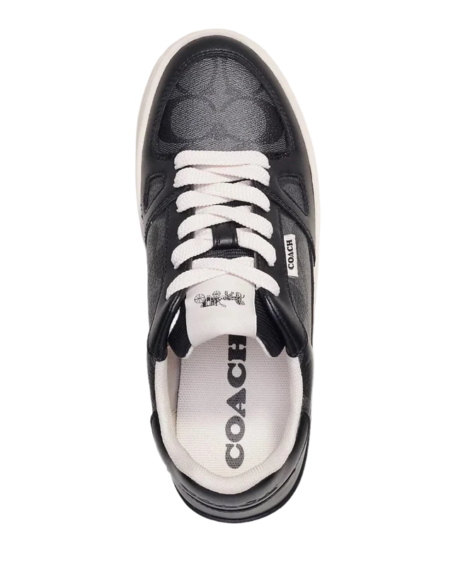 COACH - CLIP SIGNATURE COURT LT BLACK/CHARCOAL