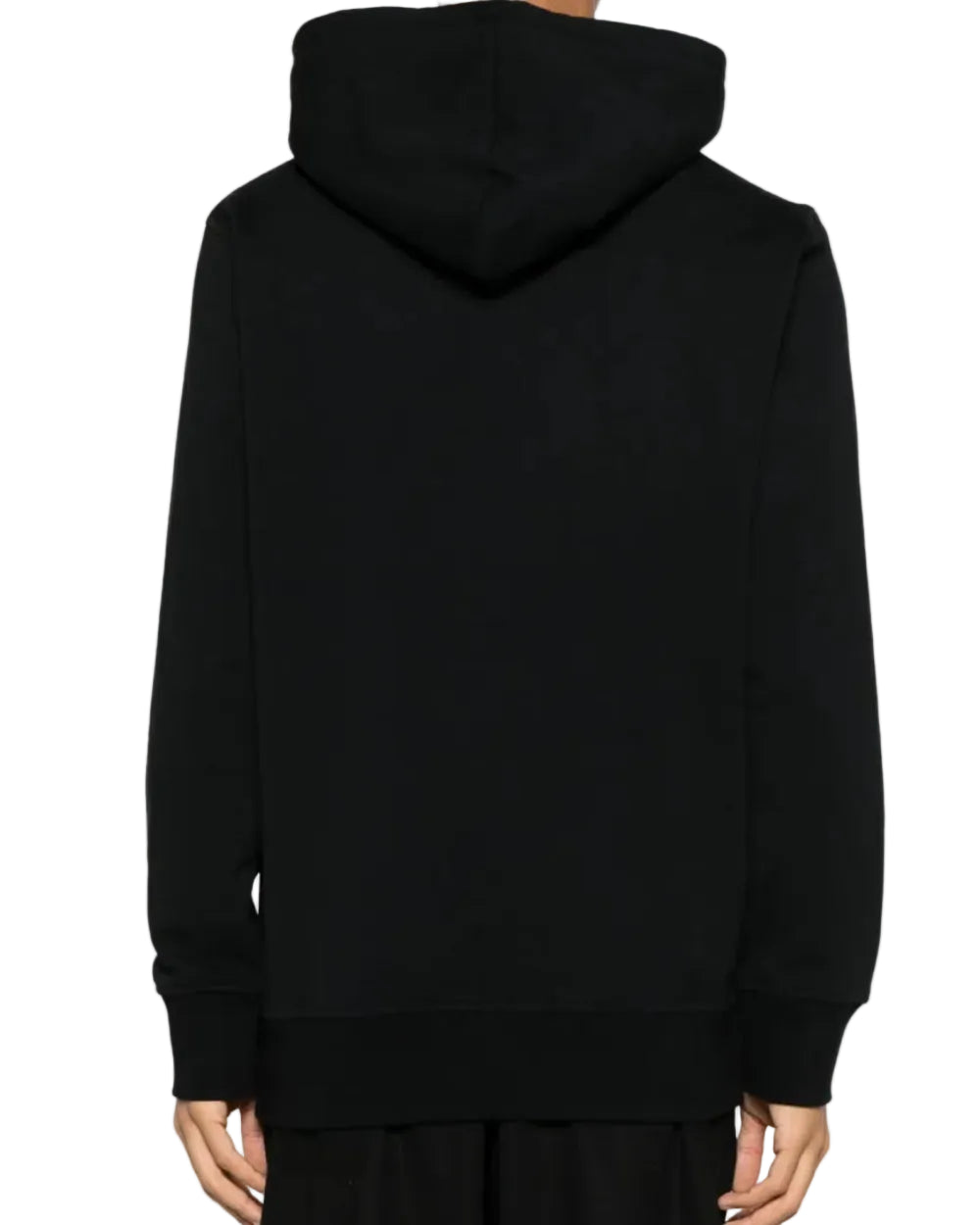 ALEXANDER McQ - AMBRA FELPA DIAGONALE BIO BLACK