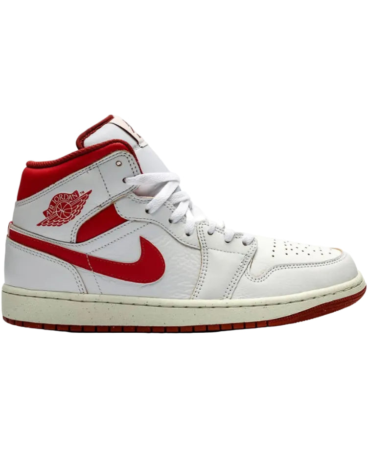 Nike Calzado Air Jordan 1 Mid Se White/Red · Premium Avenue