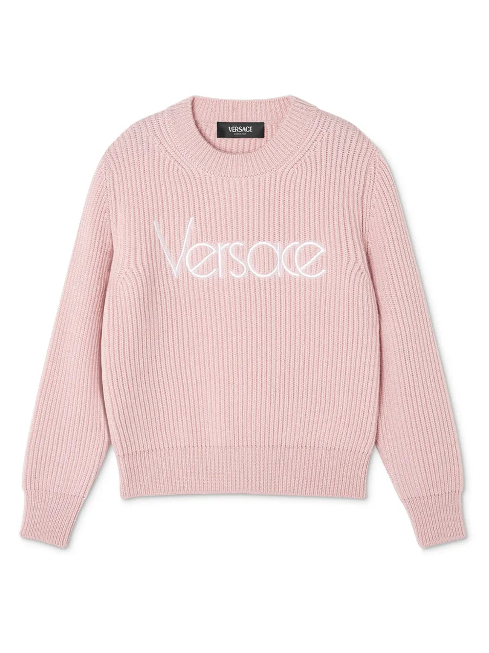 Versace Ropa Knit Sweater Versace 80'S Embroidery Pink · Premium Avenue