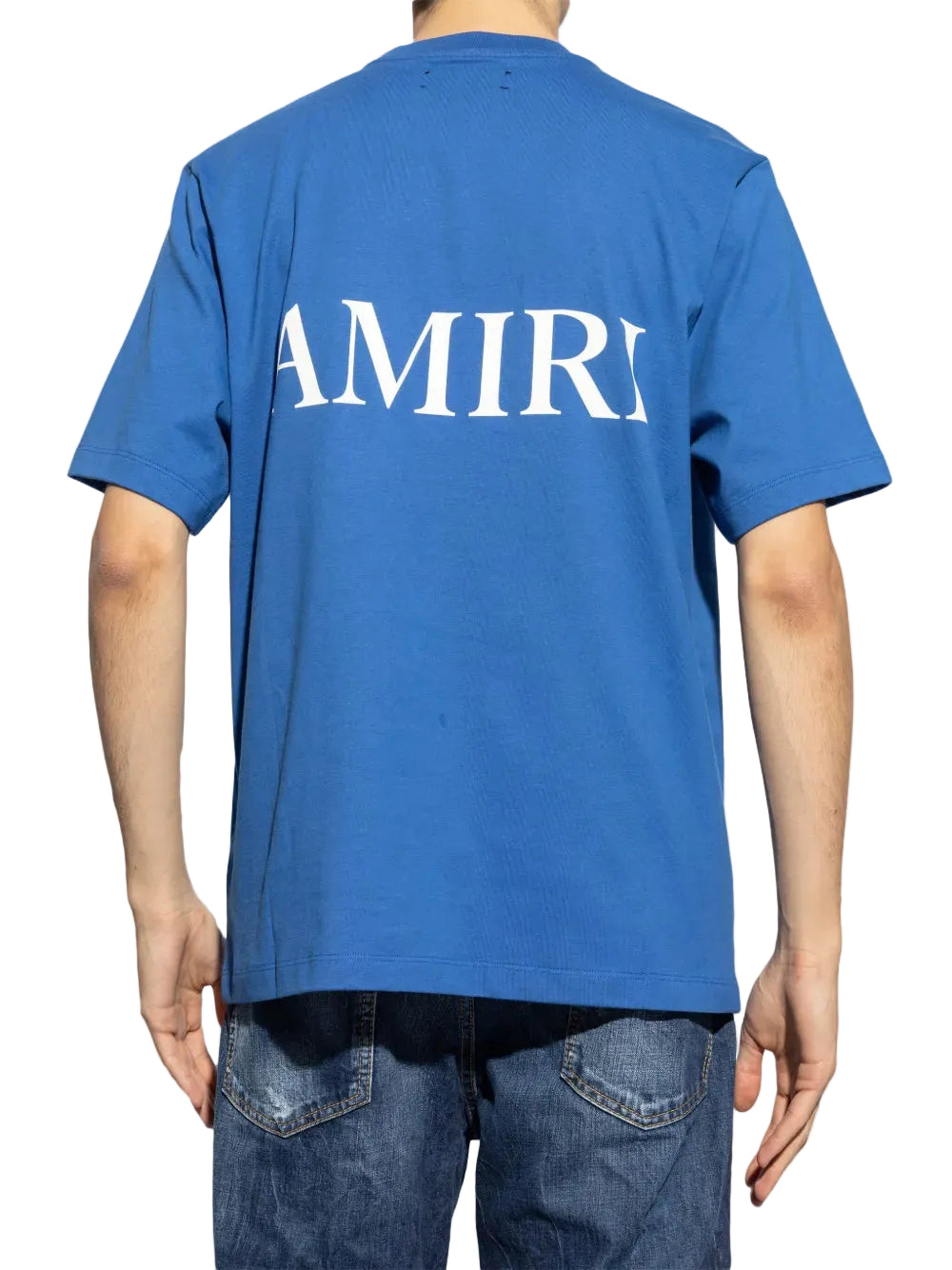 Amiri Ropa Ma Core Logo Tee Blue · Premium Avenue