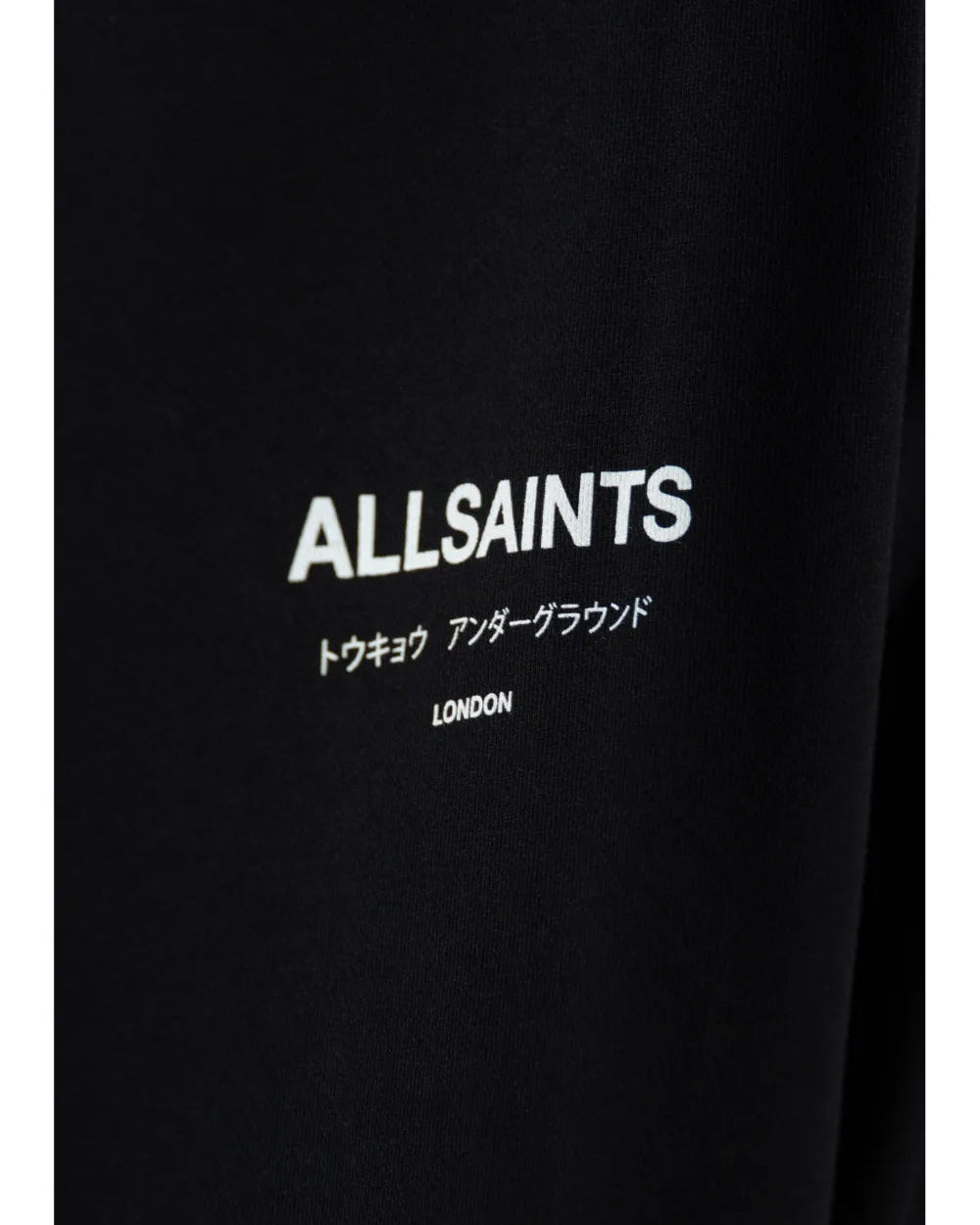 ALL SAINTS - UNDERGROUND CREW JET BLACK