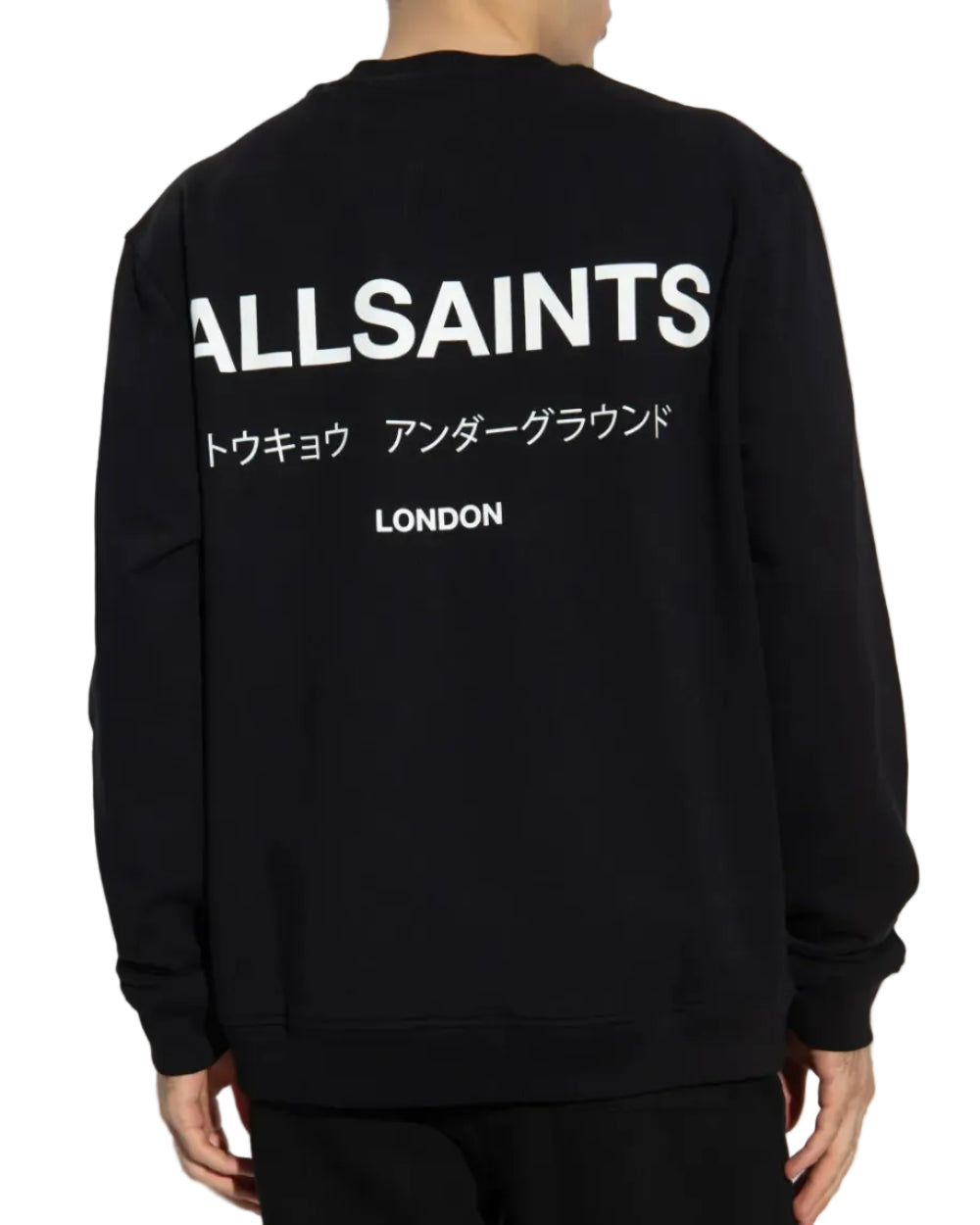ALL SAINTS - UNDERGROUND CREW JET BLACK