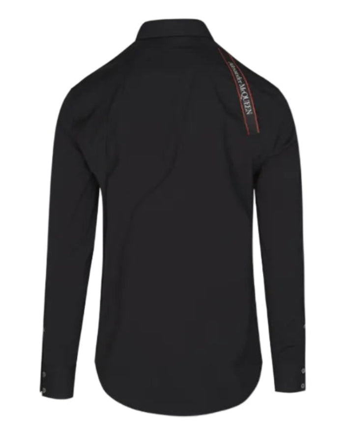 Alexander Mcqueen Ropa Organic Stretch Poplin Black · Premium Avenue