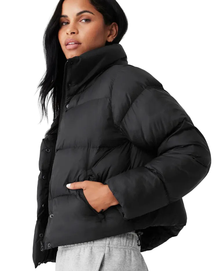 Alo Ropa Gold Rush Puffer Black · Premium Avenue