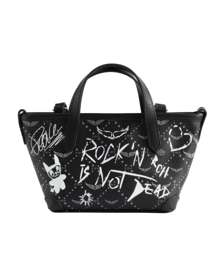 ZADIG & VOLTAIRE - Z SHOPPER NANO ROCK TAG BLACK