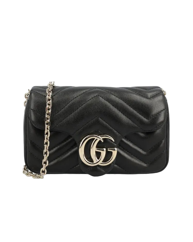 GUCCI - MINI BAG W/SH SUPREME BLACK