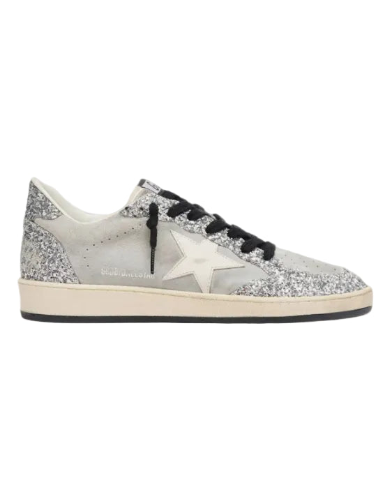 GOLDEN GOOSE - BALL STAR GREY/SILVER/WHITE
