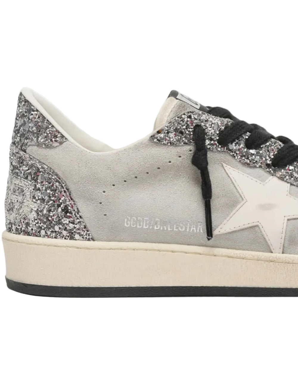 GOLDEN GOOSE - BALL STAR GREY/SILVER/WHITE