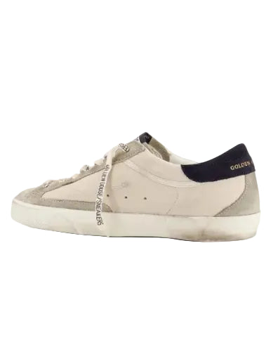 GOLDEN GOOSE - SUPER-STAR CLASSIC WITH SPUR CREAM/GREY/OLIVA GREEN/D
