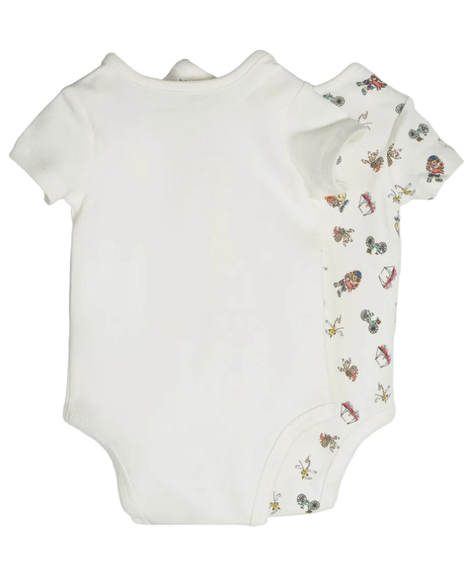 POLO - BABY BODYSUIT BEAR WHITE