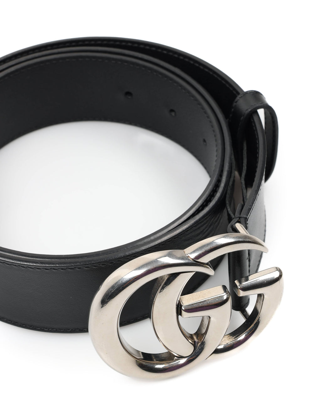 GUCCI - MBELT W.30 GG MAR. PLUTONE BLACK