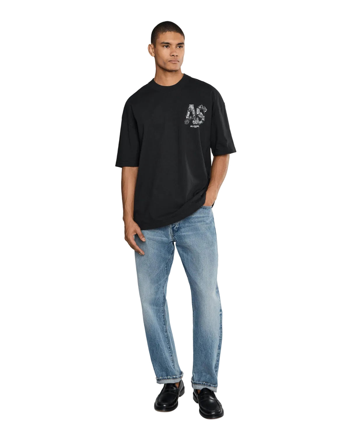 AllSaints Mixtape Jet Black · Premium Avenue