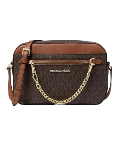 MICHAEL KORS - JET SET ITEM LEATHER BROWN