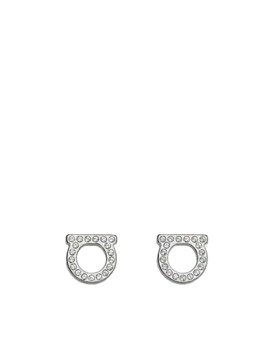 FERRAGAMO - WO EARRINGS GEST SILVER