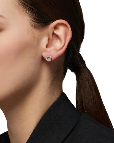 FERRAGAMO - WO EARRINGS GEST SILVER