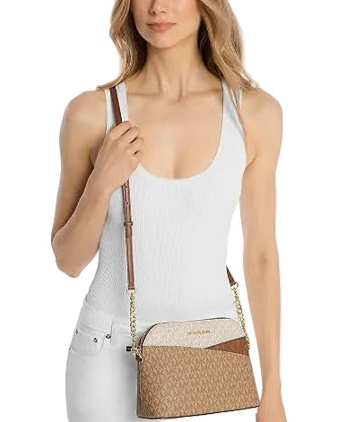 MICHAEL KORS - MD DOME XCROSS XBODY CAMEL MULTI