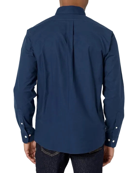 BROOK BROTHERS - SLIM NON-IRON STRETCH SHIRT NAVY
