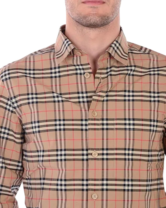 BURBERRY - CLAVERDON LS CHECK 108797 ARCHIVE BEIGE