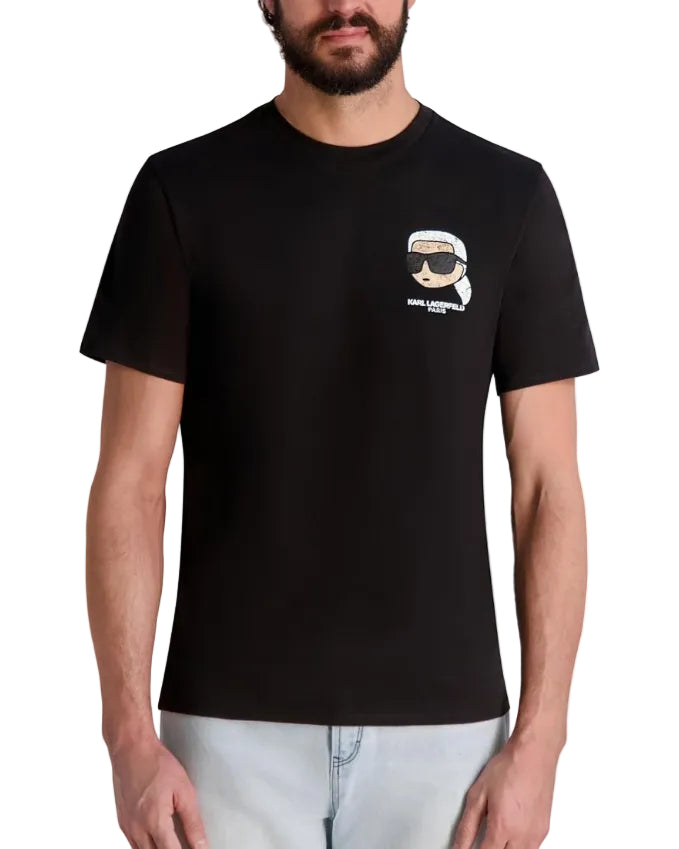 KARL LAGERFELD - LITTLE FACE TEE BLACK