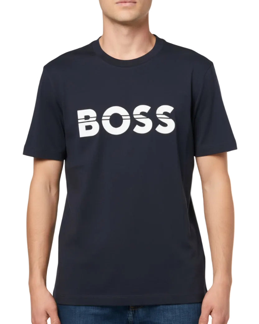 BOSS - T-SHIRT TEE 1 DARK BLUE