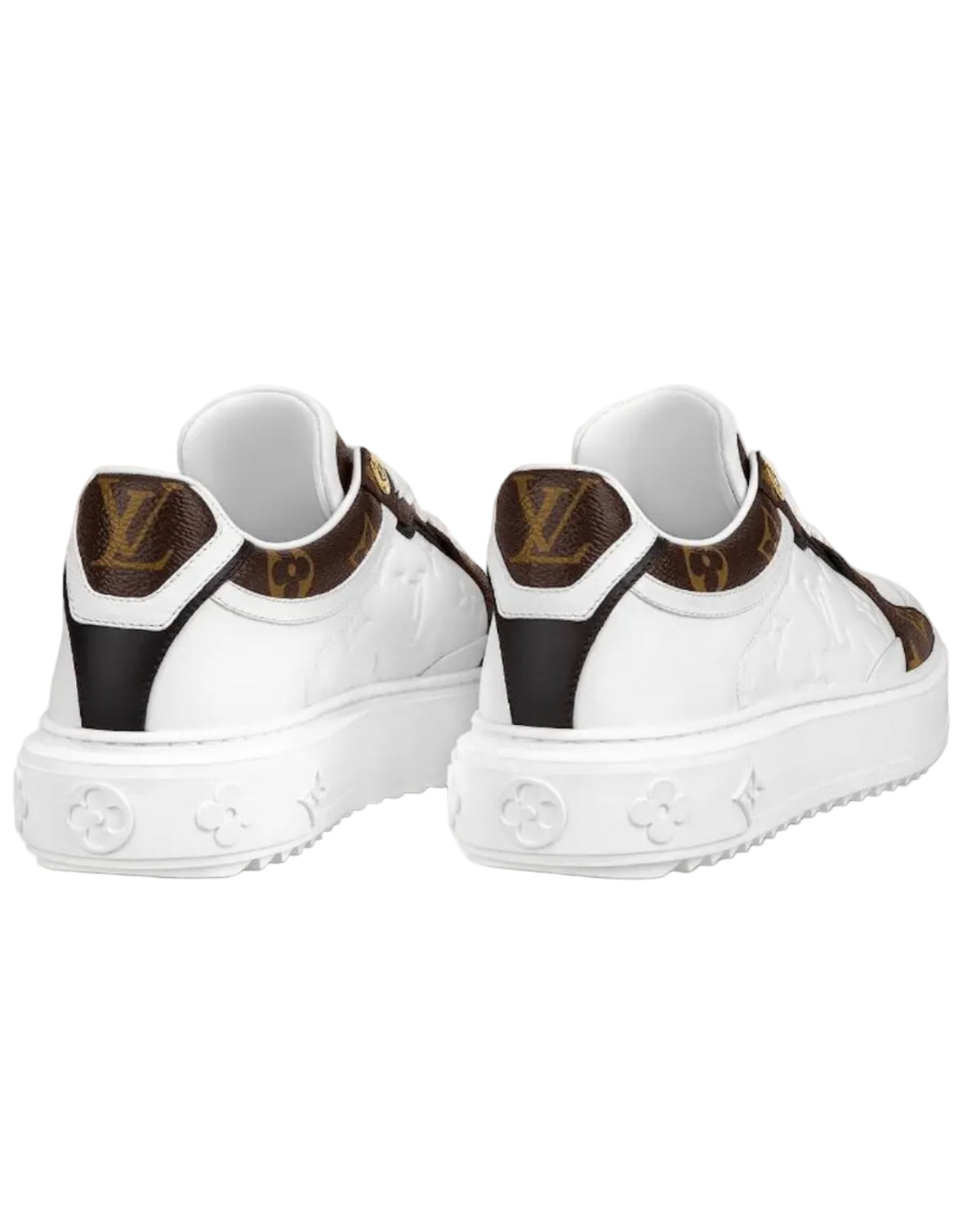 LOUIS VUITTON - TIME OUT SNEAKER WHITE/BROWN