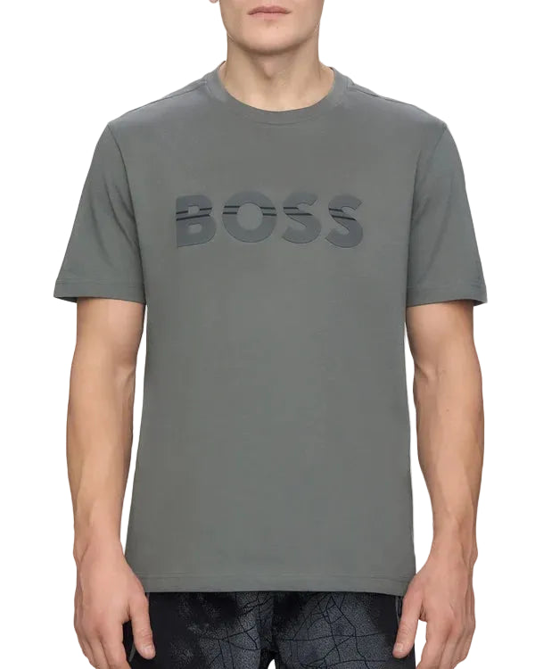 BOSS - T-SHIRT TEE 1 PASTEL GREY