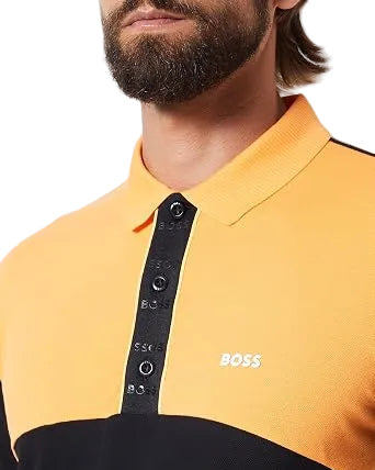 Boss Ropa Paddy 6 Polo Black/Orange · Premium Avenue