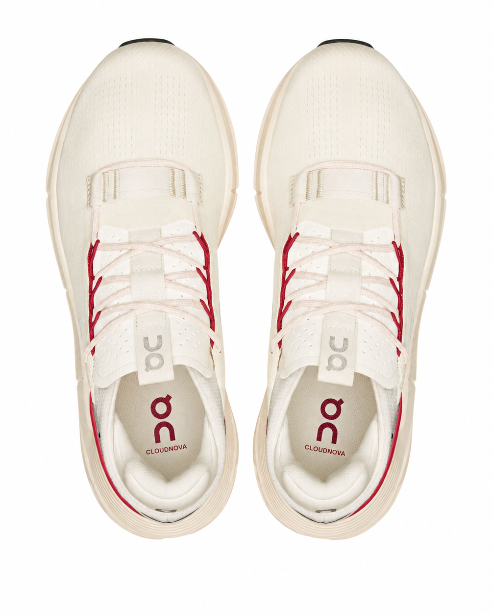 ON - CLOUDNOVA 2 IVORY/GRENADINE