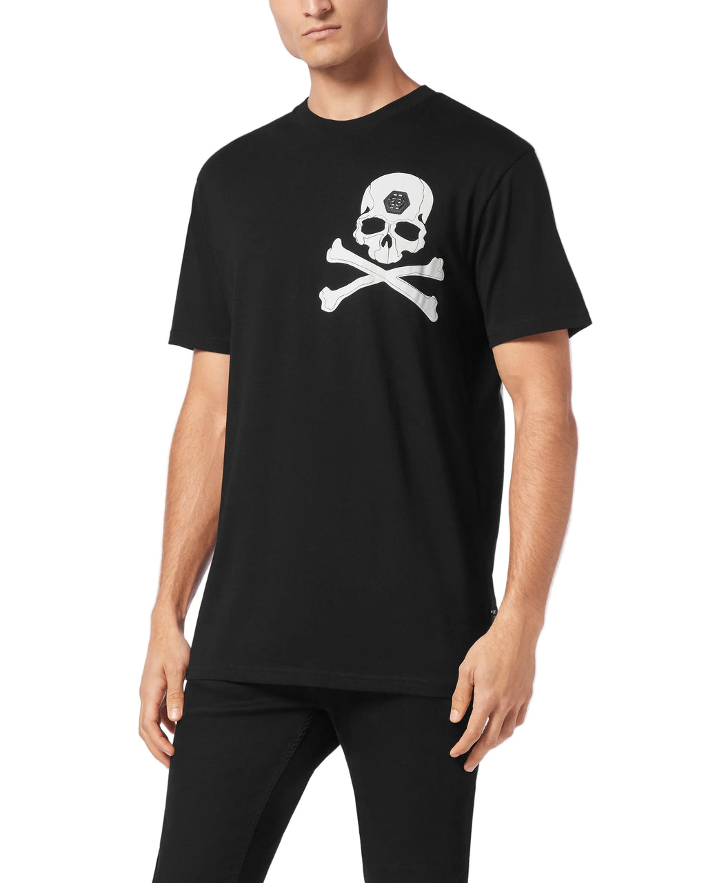 Philipp Plein Ropa T-shirt Round Neck Ss Skullebo Black · Premium Avenue