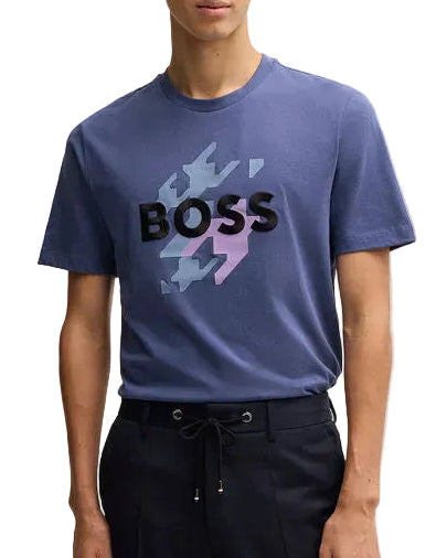 Boss Ropa Tee 9 Graphic T-shirt Blue · Premium Avenue