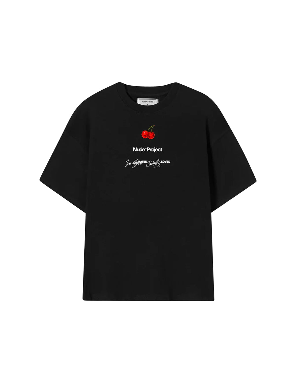 NUDE PROJECT - NUDE TOUR TEE FW25 BLACK