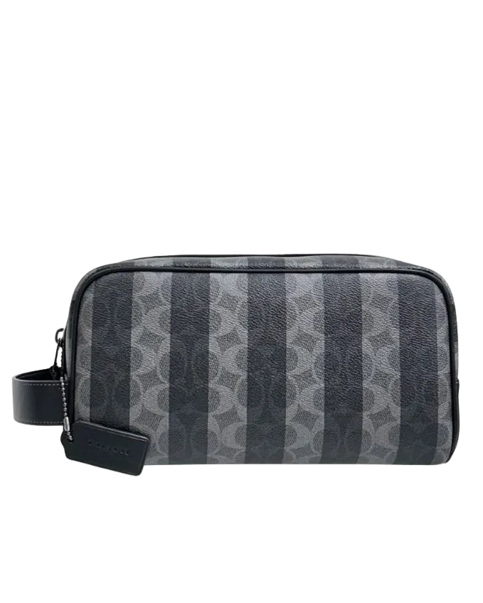 Coach Bolsa Lgr Trvl Kt Strpe Qb/Black/Grey · Premium Avenue