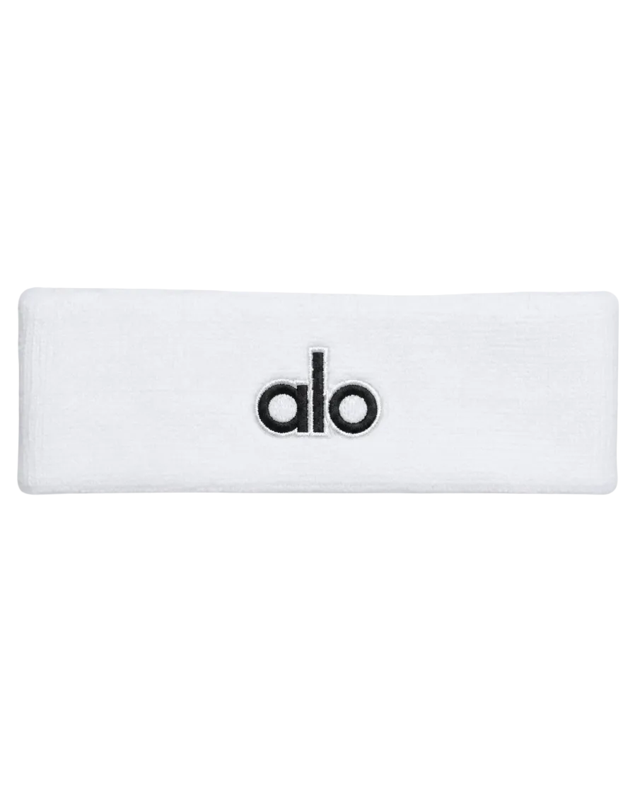 ALO - TENIS HEADBAND WHITE