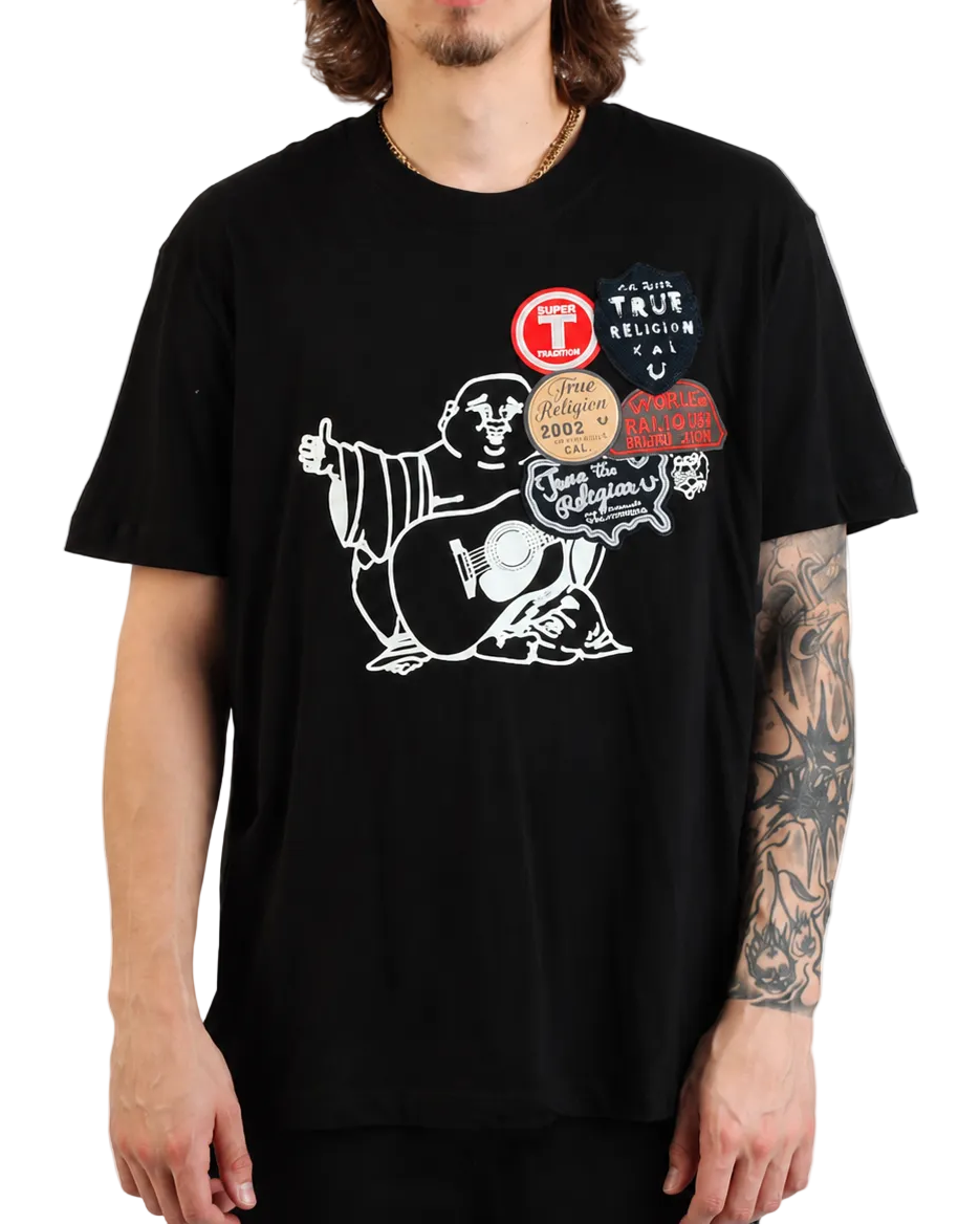 True Religion Ropa Patch Buddha Tee Jet Black · Premium Avenue