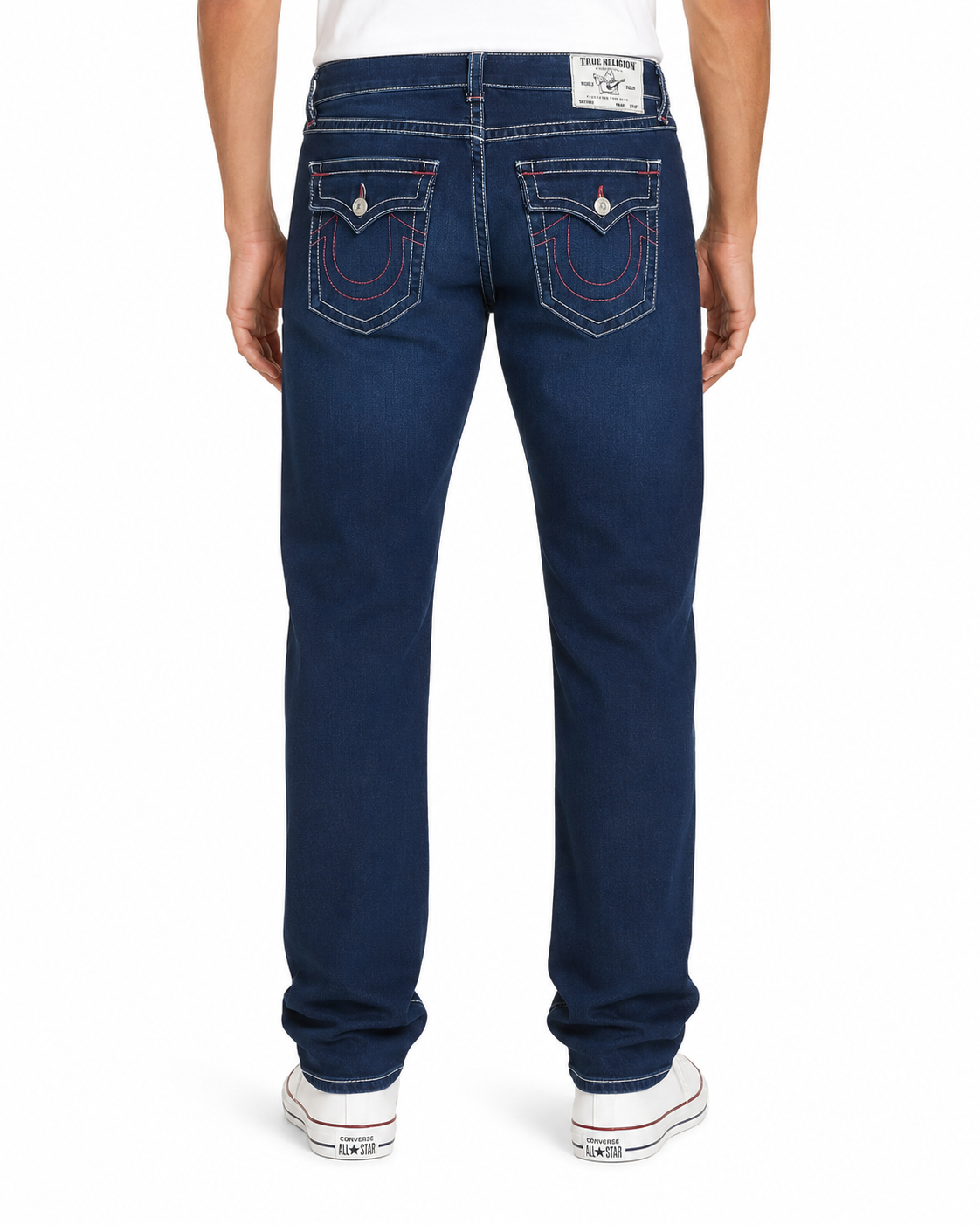 TRUE RELIGION - ROCCO BIG T FLAP 108064 DARK MIDNIGHT WASH