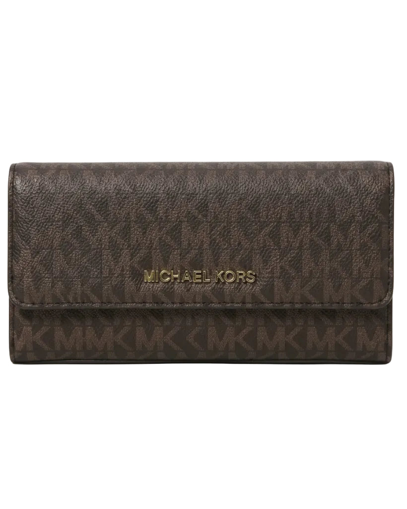 MICHAEL KORS - LG TRIFOLD BROWN