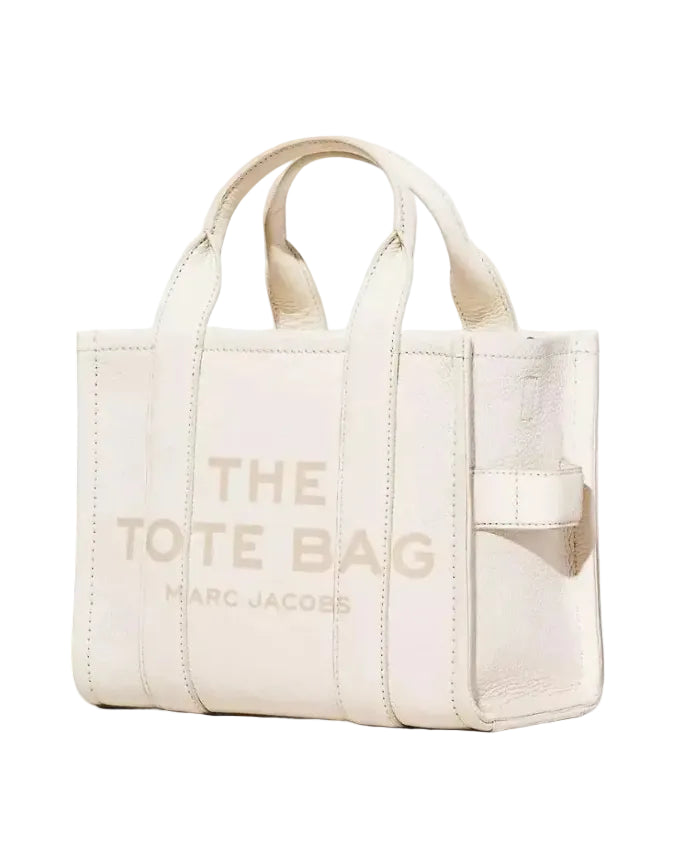 MARC JACOBS - THE TOTE BAG SMALL COTTON SILVER
